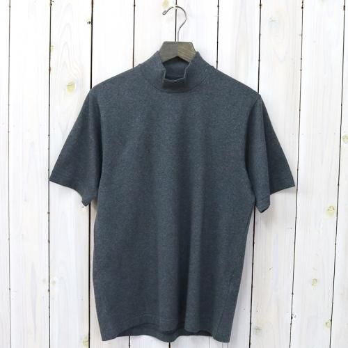 『MOCK NECK TEE S/S』(Charcoal)