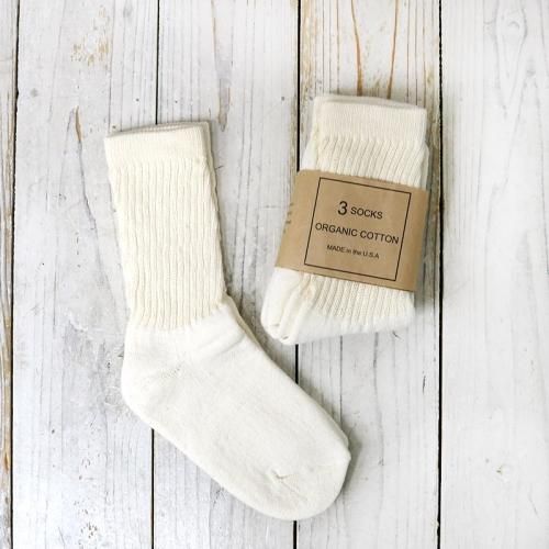 『ORGANIC COTTON SOCKS 3PACKS』
