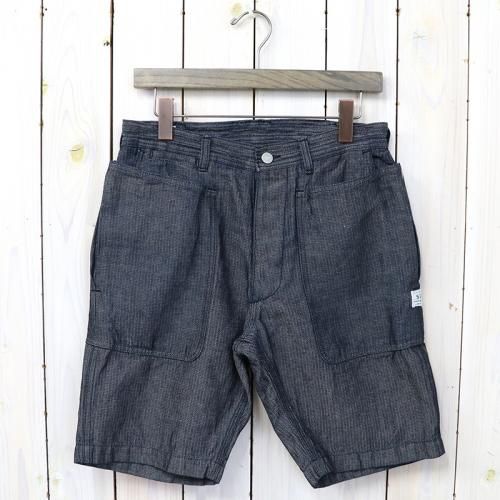 『FLOWER BUD PANTS 1/2(C/L HERRINGBONE)』(INDIGO)