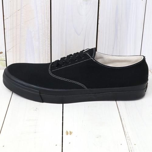 『WAKOUWA DECK SHOES LOW BLACK SOLE』(BLACK)