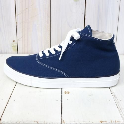 『WAKOUWA DECK SHOES HI』(NAVY)