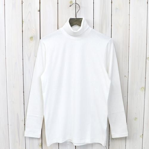 『TURTLE NECK TEE L/S』(White)