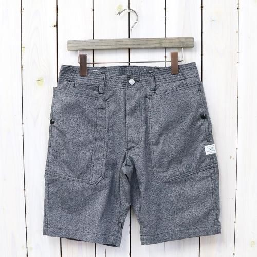 『FALL LEAF SPRAYER PANTS 1/2(T/C AMERICAN OXFORD)』(HEATHER BLACK)
