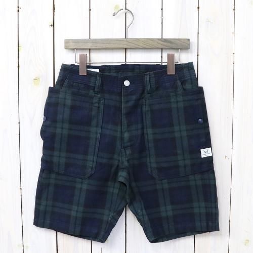 『FALL LEAF SPRAYER PANTS 1/2(CANVAS)』(BLACK WATCH)