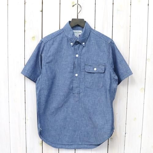 『GREEN THUMB SHELL SHIRT 1/2(5oz CHAMBRAY)』(BLUE)