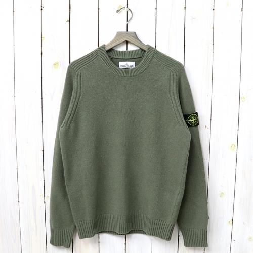『CREW NECK KNIT』(MILITARY GREEN)