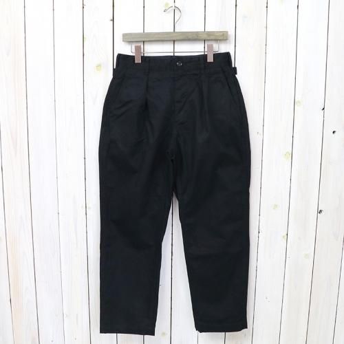 『Ground Pant-Cotton HB Twill』(Black)