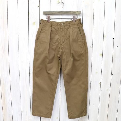 『Ground Pant-Cotton HB Twill』(Khaki)