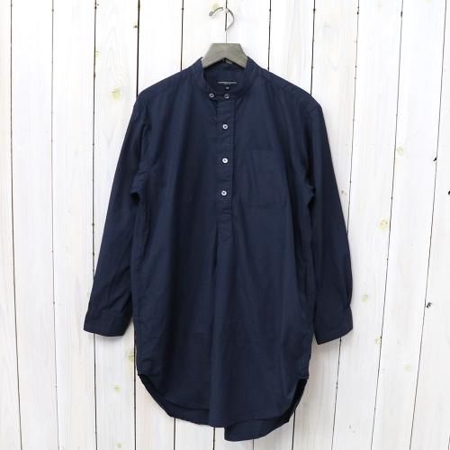 『Banded Collar Shirt-100's 2Ply Broadcloth』(Dk.Navy)