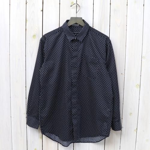 『Short Collar Shirt-Big Polka Dot Broadcloth』
