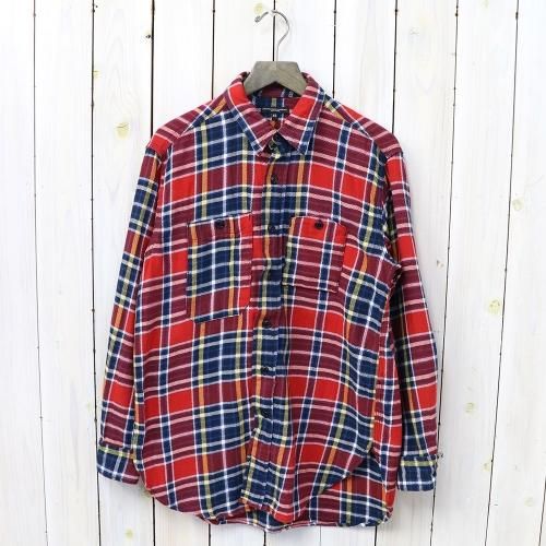 『Work Shirt-Twill Plaid』(Red/Navy)