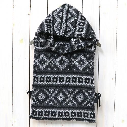 『Hooded Interliner-Fair Isle Sweater Knit』