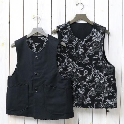 『Over Vest-Cotton Double Cloth』(Black)
