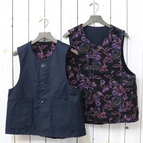 『Over Vest-Cotton Double Cloth』(Navy)