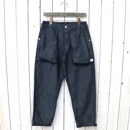 『DIGS CREW PANTS 4/5(C/L HERRINGBONE)』(INDIGO)