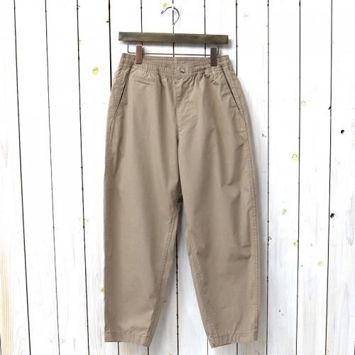 『Ripstop Shirred Waist Pants』(Beige)