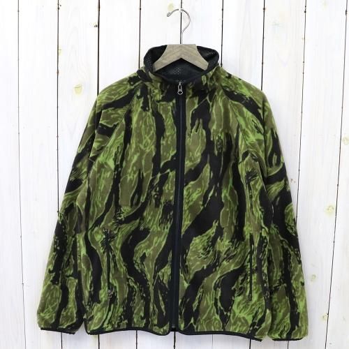 『Warm-Up Piping Jacket-Poly Fleece/Tiger Camo Stripe』