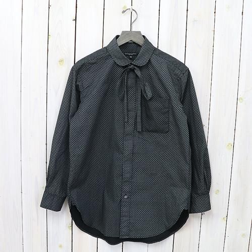 『Rounded Collar Shirt-Mini Foulard』