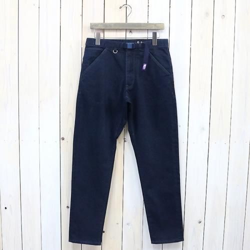 『Webbing Belt Denim Pants』(Indigo Black)