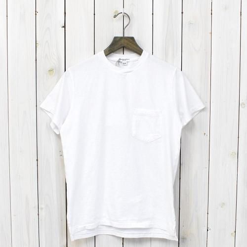 Engineered Garments Workaday エンジニアードガーメンツワーカーデイ Crossover Neck Pocket Tee White Reggie ショップ 通販