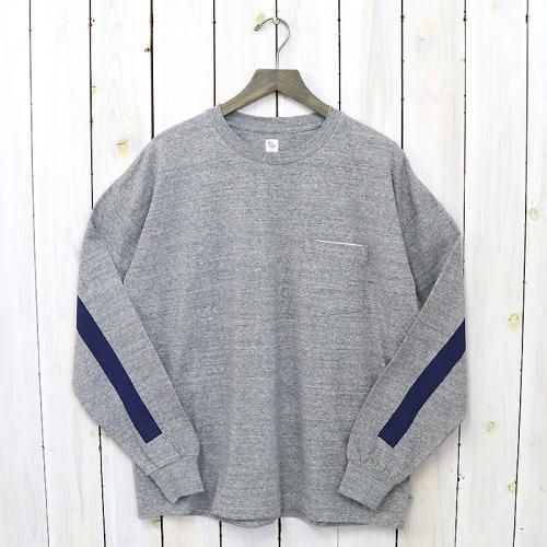 『Weat Coast L/S Tee』(Feather Grey/Navy Line)