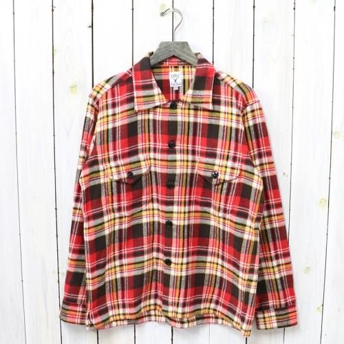 『Smokey Shirt-Cotton Twill/Plaid』(Red)