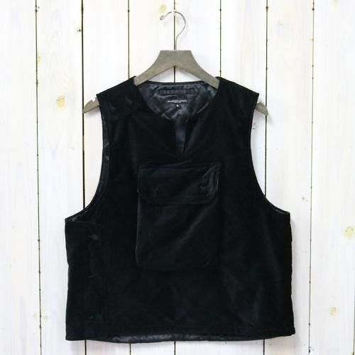『Cover Vest-Cotton Velveteen』(Black)