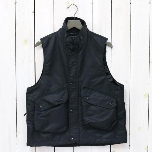 『Field Vest-Flight Satin Nylon』(Black)