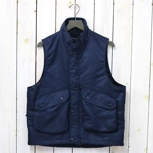 『Field Vest-Flight Satin Nylon』(Navy)