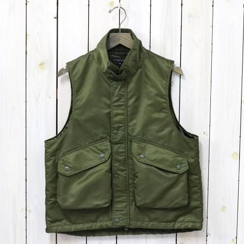 『Field Vest-Flight Satin Nylon』(Olive)