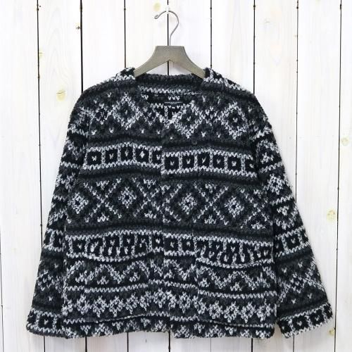 『Knit Long Cardigan-Fair Isle Sweater Knit』