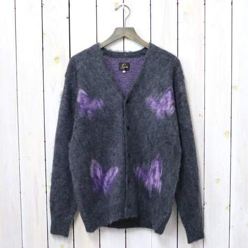 『Mohair Cardigan-Papillon』(Charcoal)