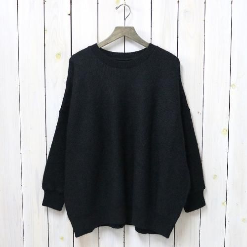 『Mohair Big Sweater-Plain』(Black)