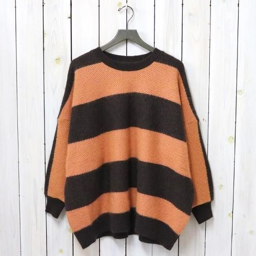 『Mohair Big Sweater-Stripe』(Dk.Brown)