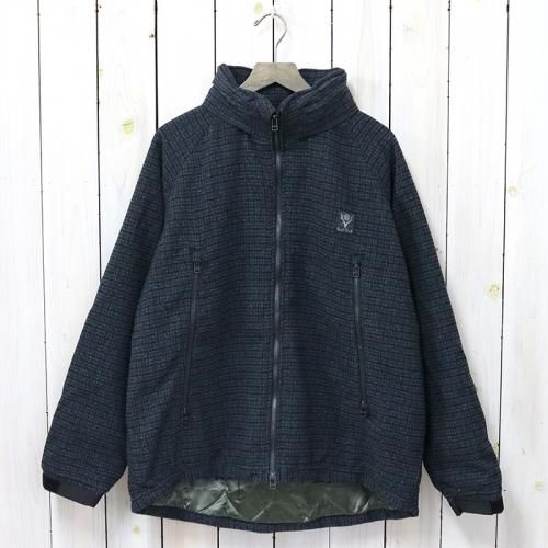 『Weather Effect Jacket-Poly Gunclub Plaid』(Navy)