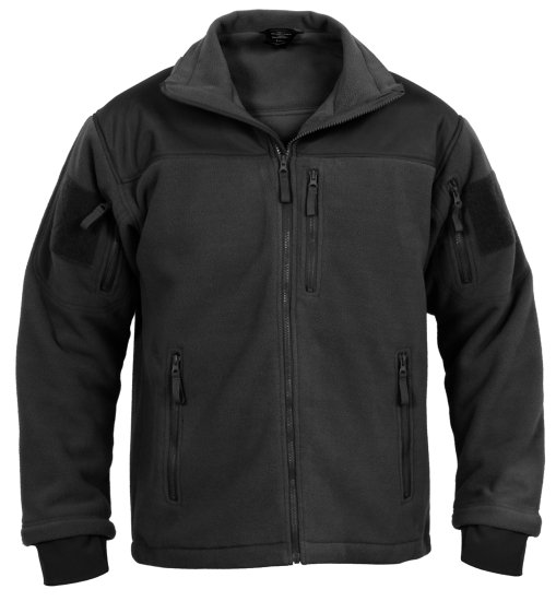 tactical fleece jacket with hood