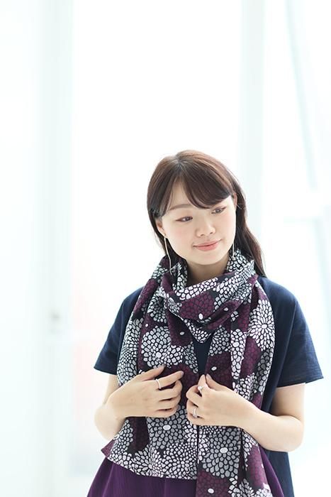 くびまき 伊勢木綿の手ぬぐいで作ったくびまき くびまき 伊勢木綿の手ぬぐいで作ったくびまき