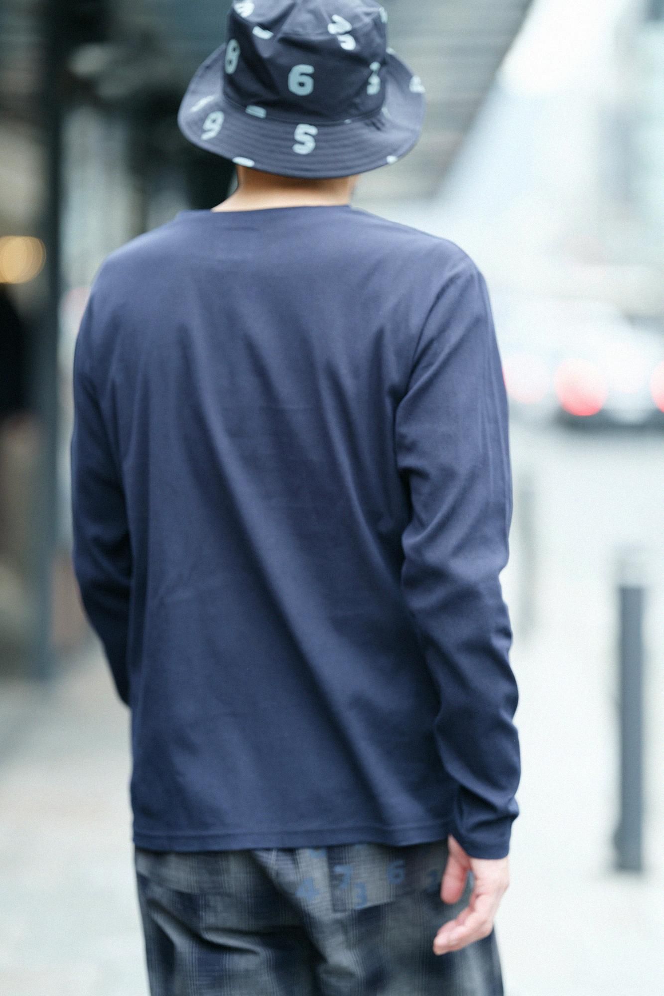 Yousou高島縮 長袖ポケットTシャツ - SOU・SOU netshop
