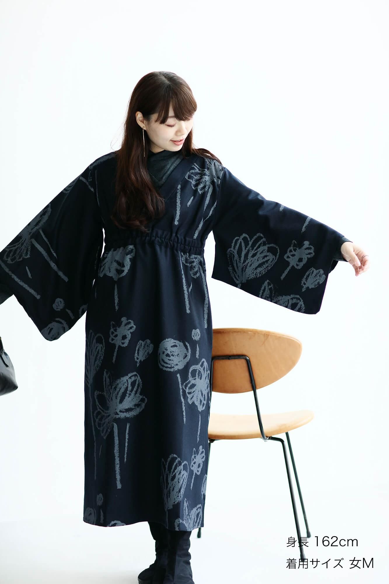 Sou Sou着衣 みたて衣 着物に見立てたワンピース Sou Sou着衣 みたて衣 着物に見立てたワンピース