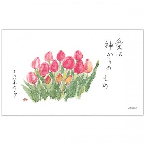 M103 チューリップ 10枚セット みことばカード キリスト教グッズ 聖品販売 Shop Pauline女子パウロ会オンラインショップ通販 M103 チューリップ 10枚セット みことばカード キリスト教グッズ 聖品販売 Shop Pauline女子パウロ会オンラインショップ通販