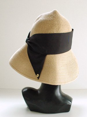 Athena New York アシーナ ニューヨーク | Risako Raffia リサコラフィア （Natural × Black）タン  ブラック 黒 定番 リボンハット 帽子 HAT 通販 - Fine online shop