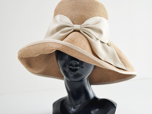 Athena New York アシーナ ニューヨーク | Kimbery キンバリー （Tan × Sky Grey）ライトグレー 定番  リボンハット Kimberly 帽子 Hat 通販 - Fine online shop