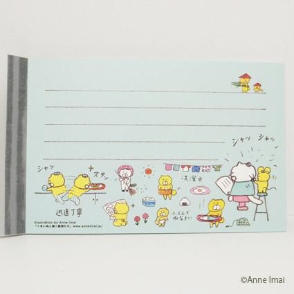 イラストレーター今井杏anne 通販 メモ帳 リス発見 Anne Imai Webshop