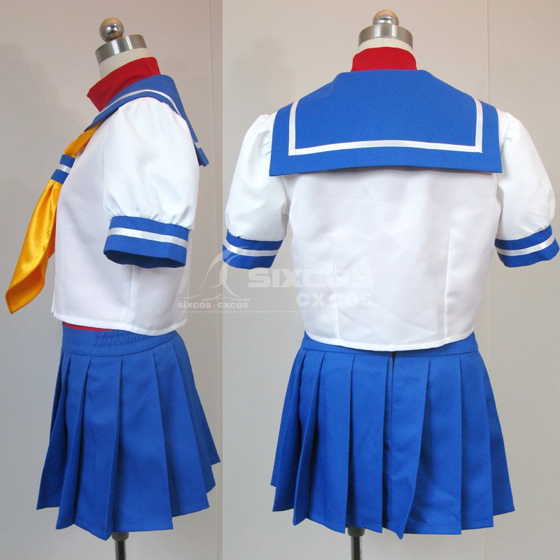 ストリートファイターZERO2 春日野さくら 風 コスプレ衣装 sakura Ksugano Cosplay Costume