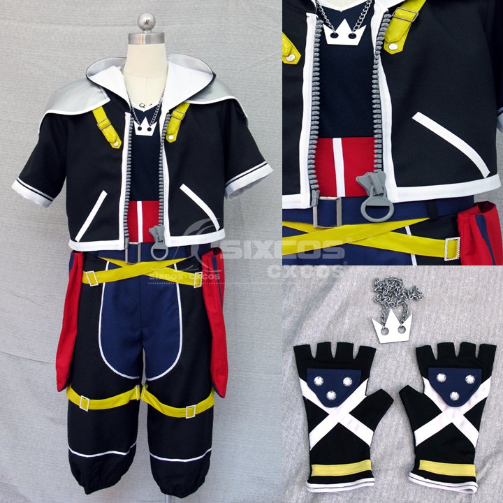 キングダムハーツ ソラ 風 コスプレ衣装 Kingdom Hearts - Sora