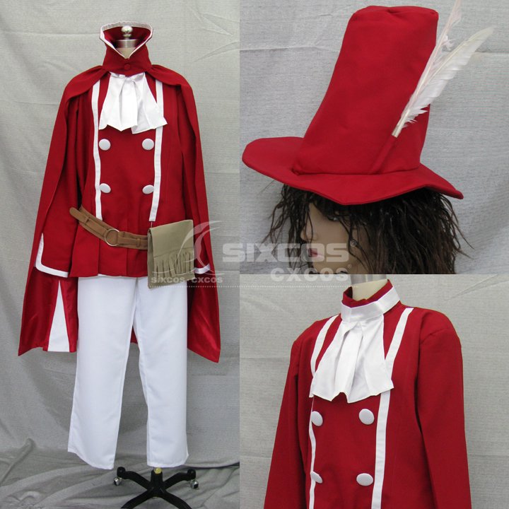 FFIII ファイナルファンタジー 赤魔道士 風 コスプレ衣装 Red Mage