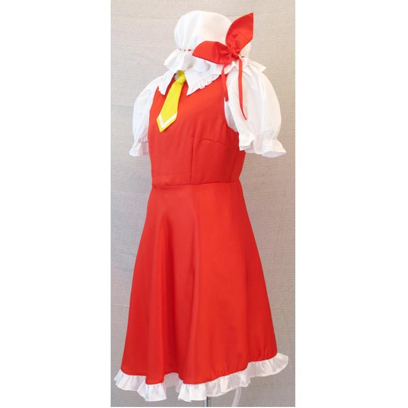 東方プロジェクト 悪魔の妹 フランドール スカーレット 風 コスプレ衣装 Flandre Scarlet Cosplay Costume