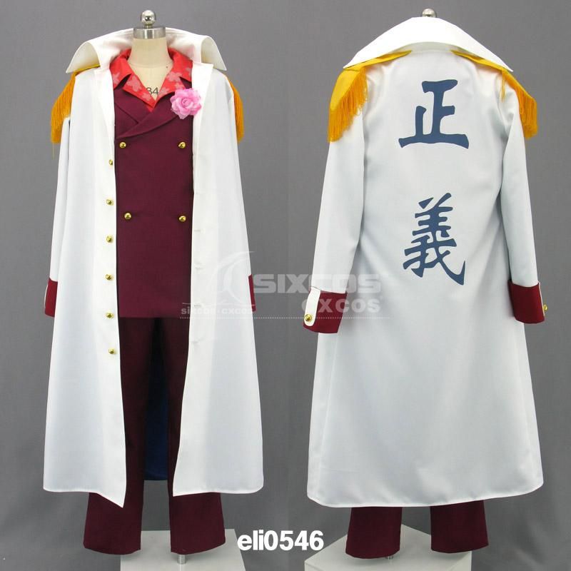 One Piece ワンピース 海軍本部 中将 スモーカー 黄猿 青雉 赤犬 センゴク ヒナ 風 コスプレ衣装 Hina Cosplay