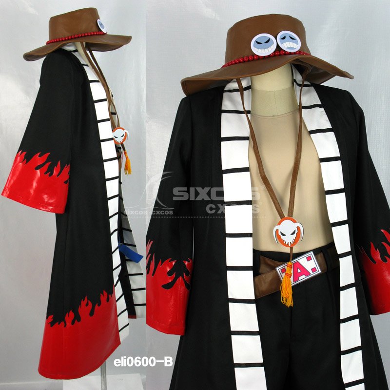 One Piece ワンピース アラバスタ編 ポートガス D エース 風 コスプレ衣装 Ace Cosplay Costume