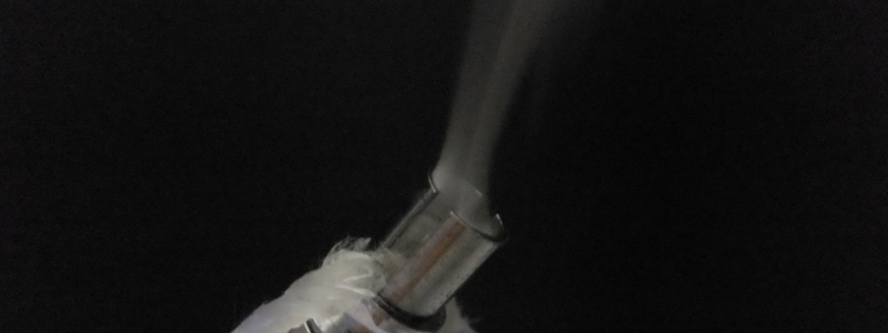 電子タバコの蒸気